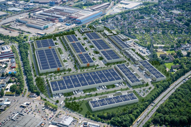 CTP Deutschland, CTPark Mülheim, Hightech-Nutzfläche, Siemens Energy Global GmbH & Co. KG Mieter, LEED-Gold-Zertifizierung, Gewerbepark